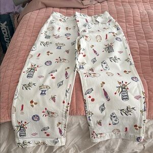 Lisa Says Gah x Madewell wide leg jeans